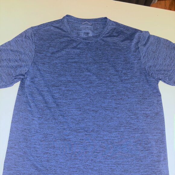 Patagonia Base Layer Short Sleeve Shirt Heather Blue Size Medium - Picture 1 of 8
